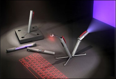 笔形投影设备NEC展示未来概念电脑_笔记本_科技时代